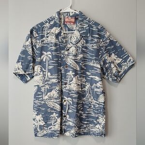 RJC Made In Hawaii Tropical Print Shirt Mens Large(read below) Resortwear